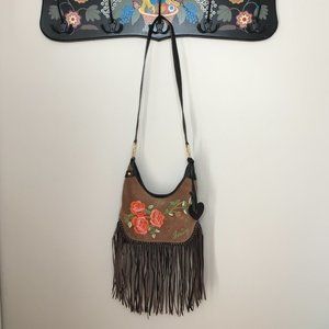 Juicy Hobo Crossbody bag with leather fringe